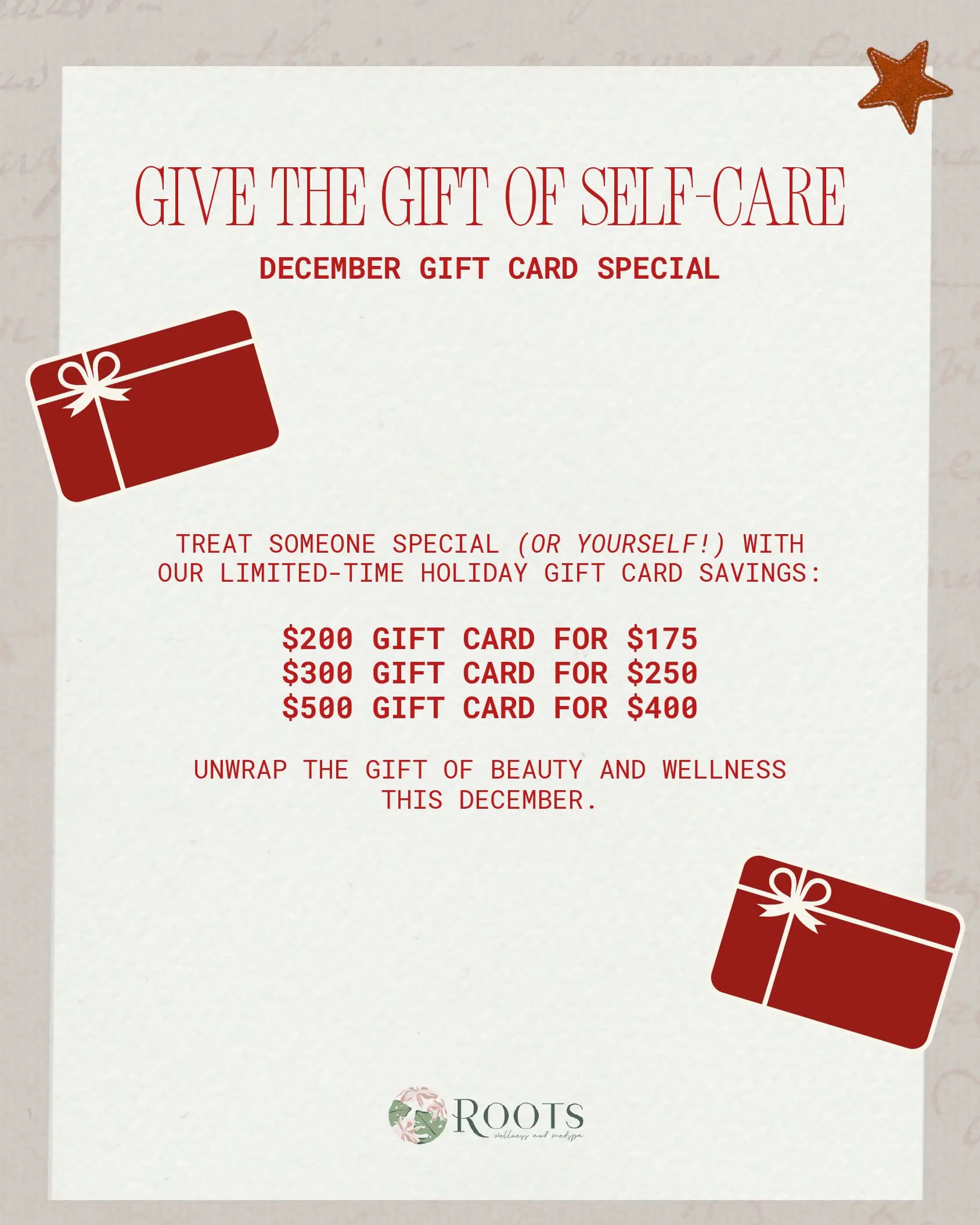 Monthly Specials Rootstampa