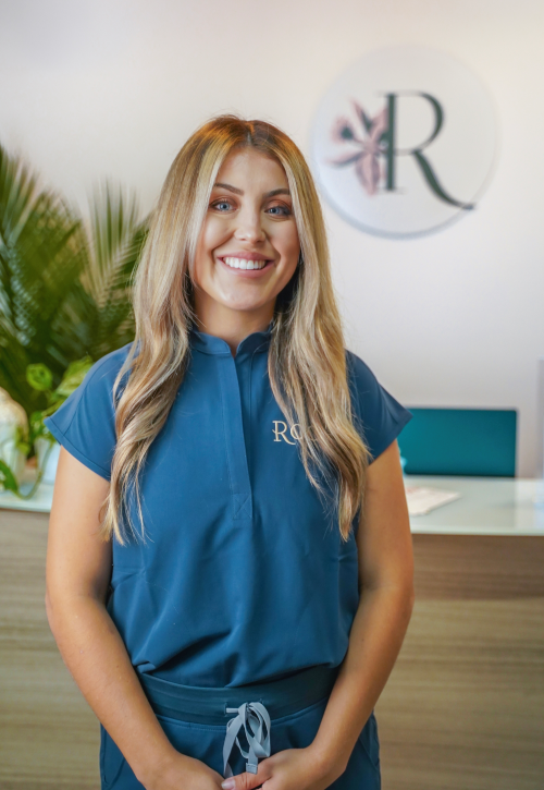 Tiffany Wooldridge, Patient Care Coordinator at Roots Wellness and Medspa in Tampa, Florida.