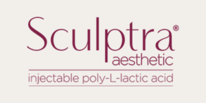 Sculptra Aesthetic Injectable poly-L-lactic acid Logo | Roots Wellness and Medspa at Tampa, Florida