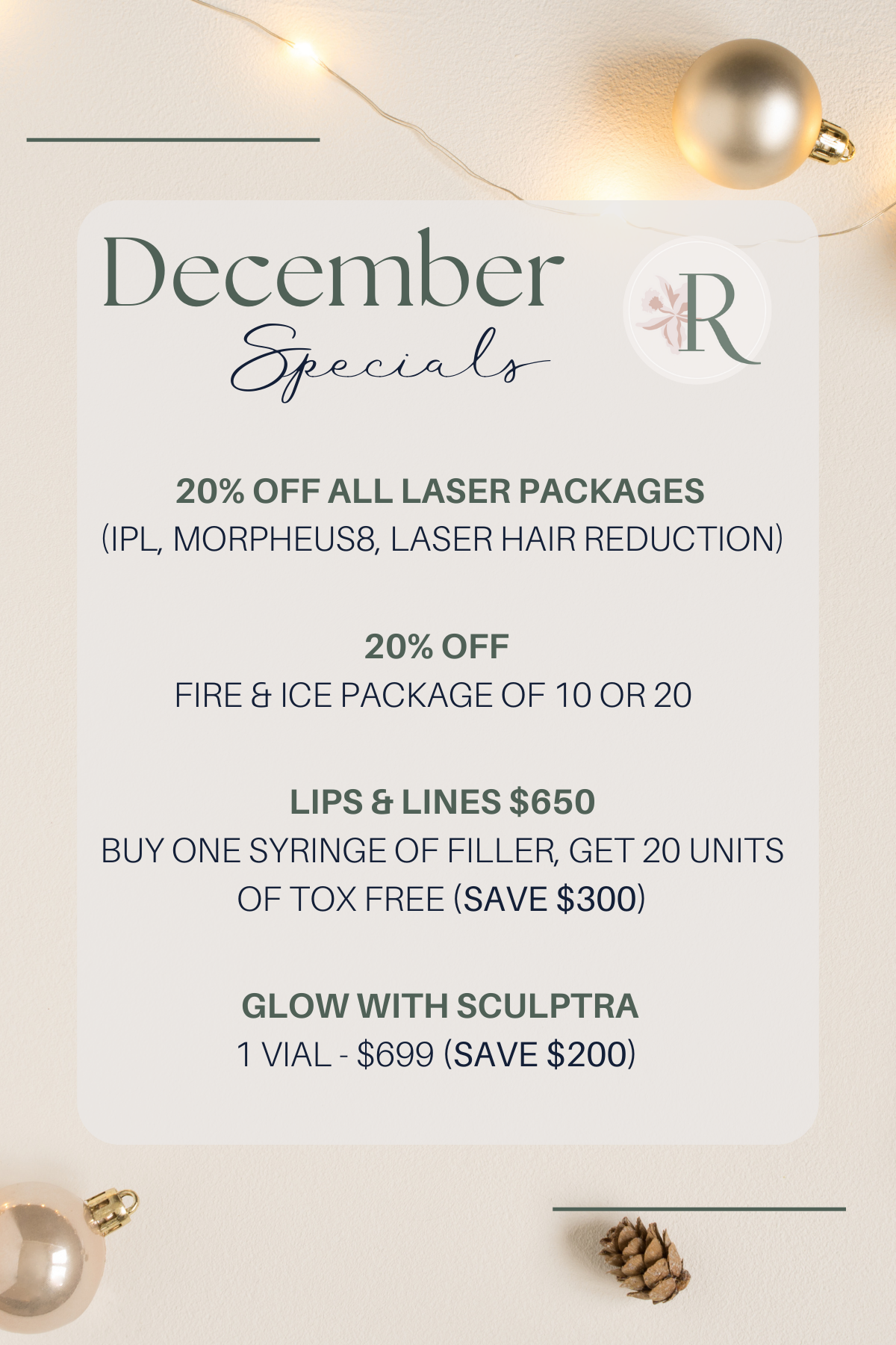 December Specials